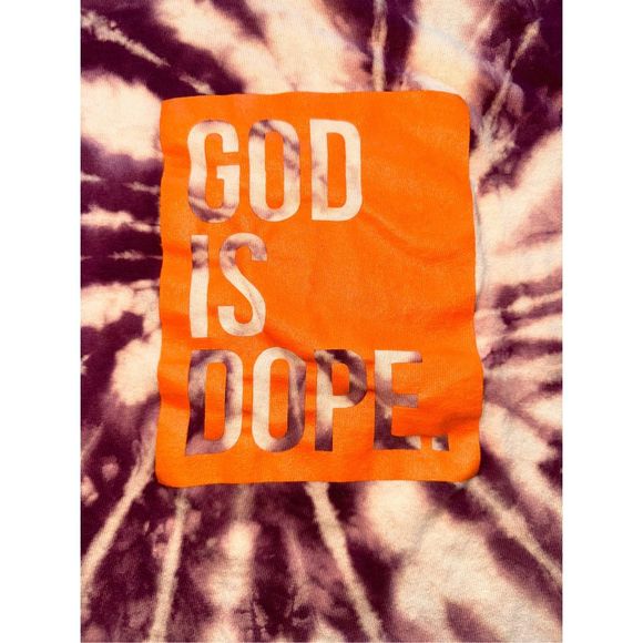 God Is Dope Bleached Tee - Picture 3 of 4